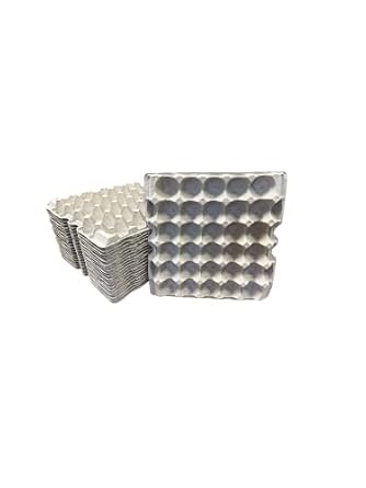 Pulp Fiber Egg Flats Egg Trays for Storing 30 Large Eggs Or Small Parts Or Use For Crafting 15
