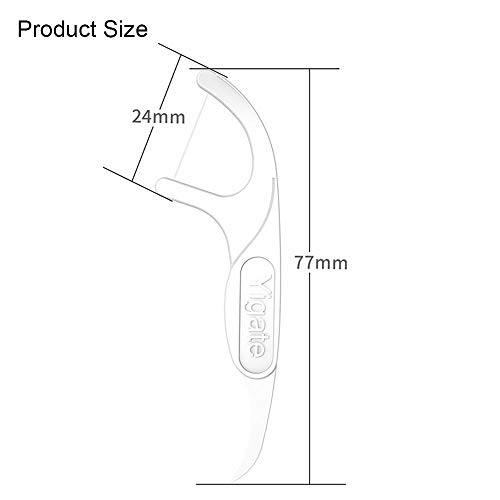 Anself 300 peças de palitos de fio dental, fio dental, palitos de dentes, palitos de dentes, fio den