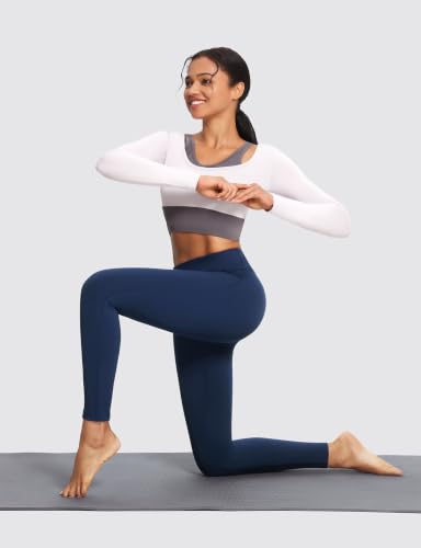 Image of baleaf Women's Fleece Lined Leggings, High Waisted | Thermal Warm Winter Tights, Thick Yoga Pants, Cold Weather, with Pockets