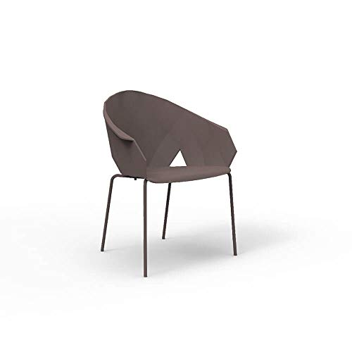 Set 4 Vondom Vases chair for outdoor bronze