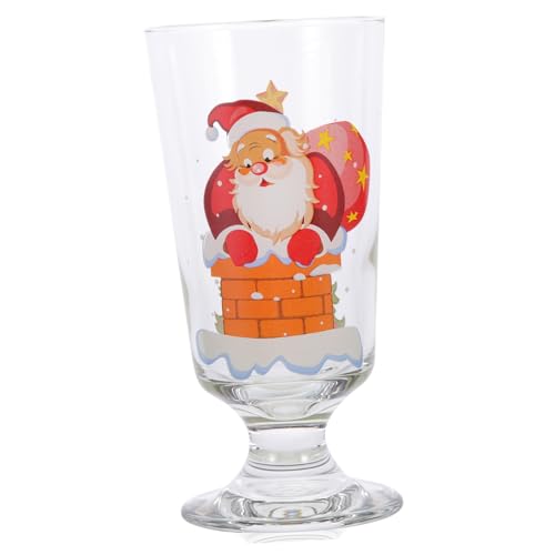 DIKACA copa de vino de navidad Decoración de mesa Café exprés hidro navidad tazas taza de te minitaza copa de vino multifunción copa de vino de cristal copa de cóctel reutilizable Vidrio