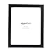 Amazon Basics Rectangular Picture Frame Set for Wall Hanging or Tabletop Display, 8 x 10 in, Black, 5-Pack