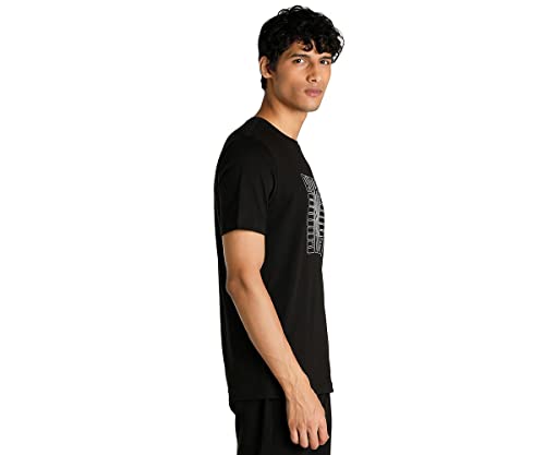 Image of PUMA Men's Letter Print Regular Fit T-Shirt