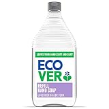 Ecover Hand Wash Refill, Hand Soap, Gentle Hand Cleansing, Fresh Lavender & Aloe Vera Scent, Pack of 1,1 x 950ml