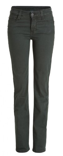 Preisvergleich Produktbild MAC Damen Straight Leg Jeanshose Dream, Dunkelgrün, 36W / 32L