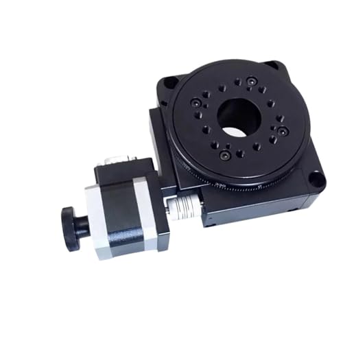 Electric Rotating Machine PX110-100 Optical Rotating Platform Motorized Rotation Stage 100MM Bearing Scale(Ratio 180 of 1)