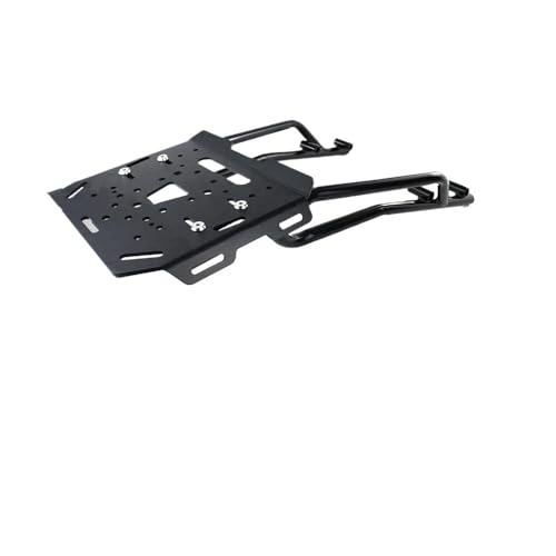 Porte-bagages de moto Trident 660 support arrière de finition supérieure noire