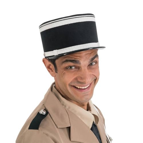 Chaks - KÉPI MARÉCHAL Film Gendarme Saint Tropez Adulte - Accessoire de déguisement - Cosplay pour Carnaval - Thême(s) :