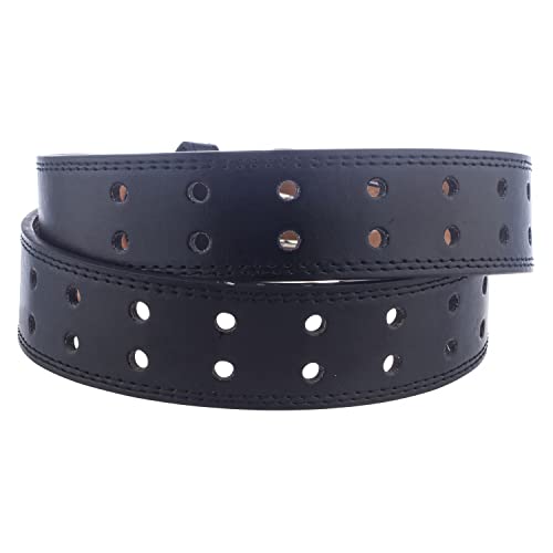 Unisex Faux Leather Two-Hole Belt - 35 Colors, Up to 7XL Available (BN9041)2