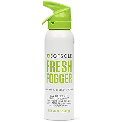 Sof Sole Fresh Fogger Shoe, Gym Bag, and Locker Deodorizer Spray, 3-Ounce, 1 Pack Cover