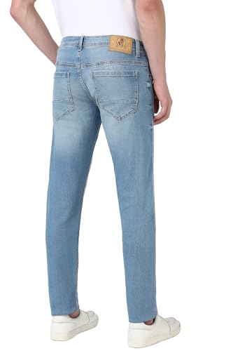 Image of Peter England Men Mid Rise Everyday Skinny Fit Jeans