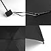 GAOYAING Compact Travel Umbrella with Case Sun&Rain Lightweight Small and Compact Suit for Pocket Black,34 Inches