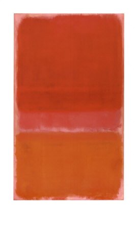 Peinture à l'huile xMark Rothko No 37 c1956 tableau moderne de 12 x 16 pouces
