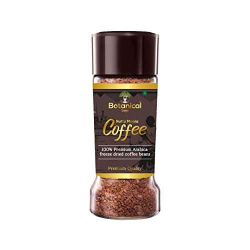 Image of Botanical sage- Nutty Mania instant coffee | 100% Arabica freeze dried | Flavored coffee | 100g