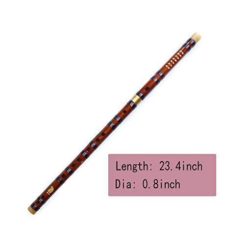 Actj.M Vintage Style Bamboo Flute Chinese Musical Instrument Traditional Dizi thumb #6