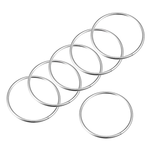 uxcell 304 Stainless Steel Welded O Ring 100mm(3.94