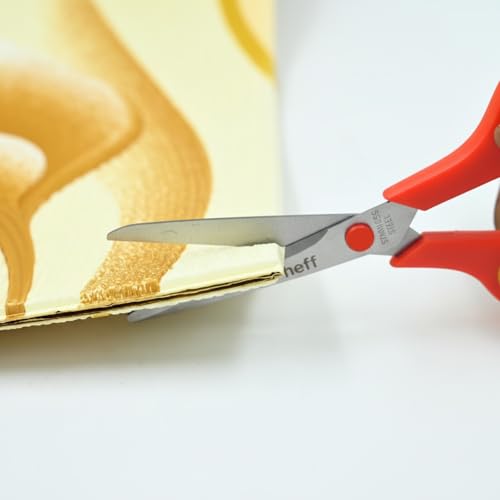 Image of Heff 2 Scissors & 1 Cutter Set | 2 Multipurpose Scissor and 1 Cutter for Office, Home and Students
