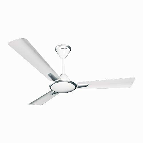 Crompton Aura 1200 mm (48 inch) High Speed Decorative Ceiling Fan (New White)