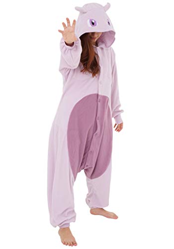 Mewtwo Pokemon Kigurumi Onesie (Adult One Size Fits All) Purple #TOP2