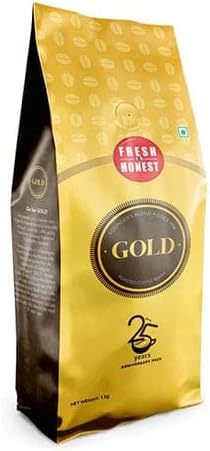 Fresh & Honest gold coffee beans 1 kg Pack Of 3