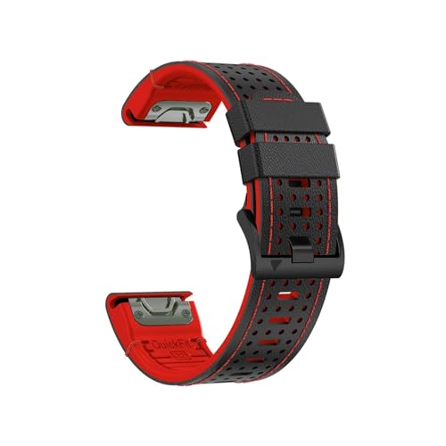 Bracelet en cuir pour Garmin Fenix 8 7 Pro style elegant et silicone