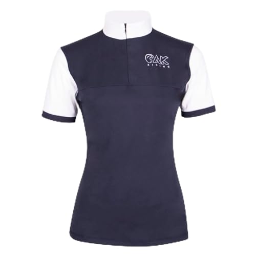Chemise d'équitation de compétition respirante AK Queenie manches courtes