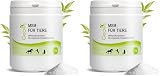 Geovis MSM Pulver für Tiere 500g - organischer Schwefel - Ideal für Pferd - Hund - Katze - Hochdosiertes 99,9% reines Methylsulfonylmethan - Gelenke, Muskulatur, Fell - Futterergänzung (Packung mit 2)