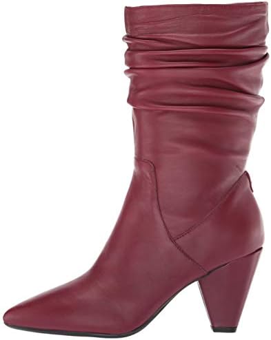 Anne Klein Women's Yurika Heeled Boot Knee High, Wine, 8 M US | Image 7