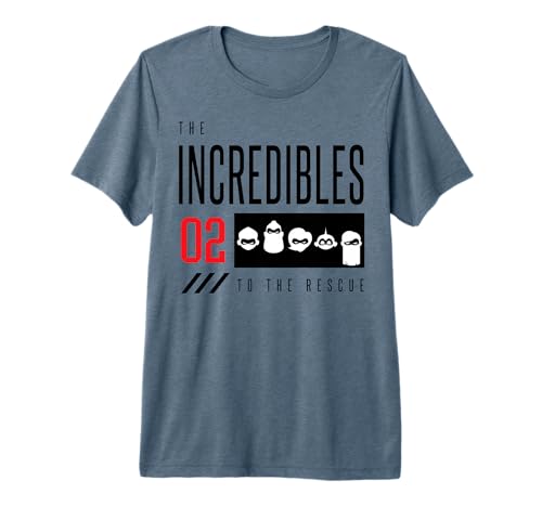 T-shirt Incredibles 2 Disney Pixar imprimé premium pour fan