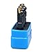 Accusize Industrial Tools 3 Pc Miniature Indexable End Mill Set, 1/2'' Shank, 0046-0510