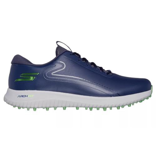 Skechers Men's GO Golf Max 3 Spikeless Golf Shoes - 13M Navy/Lime4