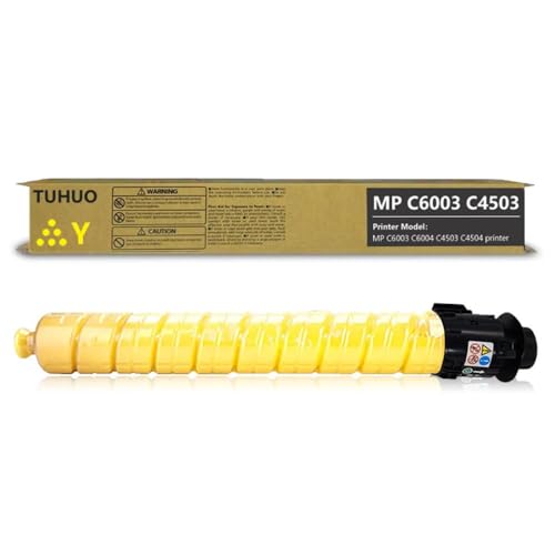 Toner compatible MP C6003 jaune r&eacute;solution nette sans traces 350g