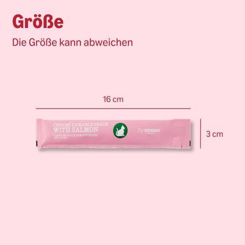 by Amazon Leckbarer Snack für Katzen, Lachs, 5 x 15 g, 75 g