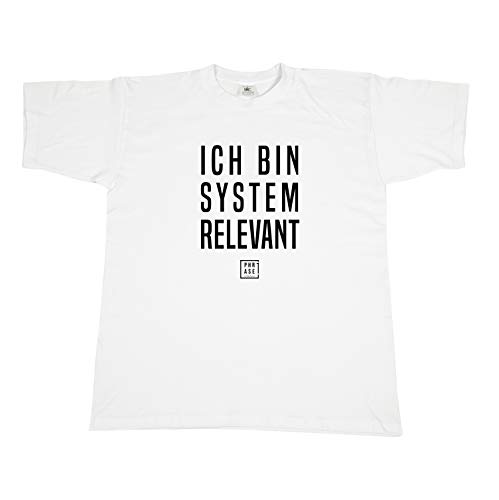 T-Shirt mit Spruch - Systemrelevant | Tshirt mit Motiv in Größe S bis XXL Cover