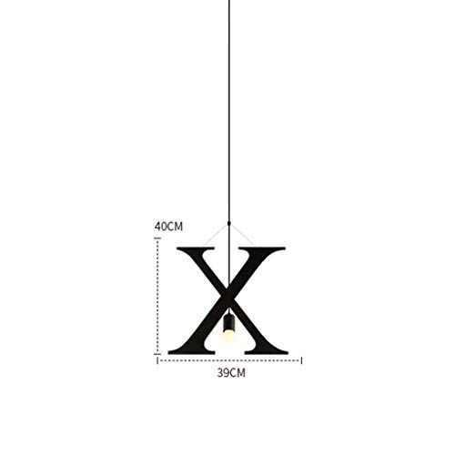 Lustre exquis 26 lettres de l'alphabet pour une suspension haut de gamme d'hôtel
