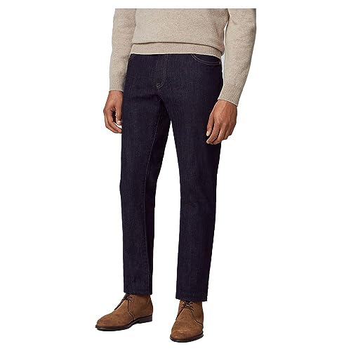 Hackett London Jeans Rinse Wash Denim Cl para Hombre, Azul (Denim Blue), 28W/30L