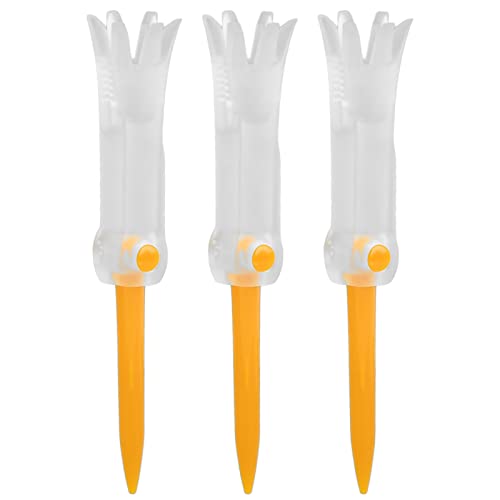 Camiseta plegable de entrenamiento deportivo | Diseño giratorio no volador | Material de goma blanda PP | 6 - GRIP Ball Studs para práctica/área de conducción/uso doméstico | Paquete 3 (naranja)