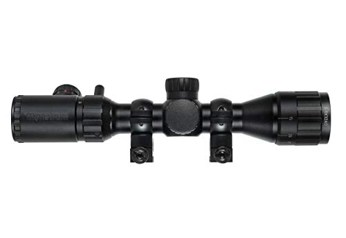 Monstrum 3-9x32 AO Rifle Scope with Illuminated Range Finder Reticle and Parallax Adjustment | Black