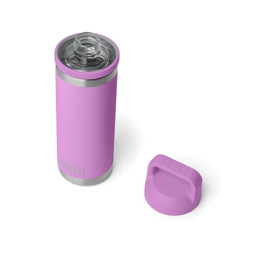 Image of YETI Rambler 18 oz Bottle, Leakproof, Vacuum Insulated, Stainless Steel with Chug Cap, Desert Bloom