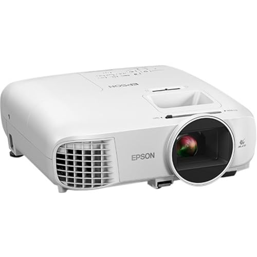 Image of Epson Home Cinema 2200 (3D Edition) 3-chip 3LCD 1080p Projector, Built-in Android TV & Speaker, Streaming /Gaming /Home Theater, 35,000:1 Contrast, 2700 lumens Color and White Brightness, HDMI, White