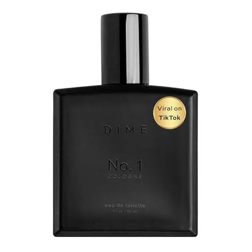 Dime Beauty No-1 Cologne, Men's Cologne Featuring a Bold Blend of Sandalwood, Zesty Bergamot, and Amber Musk