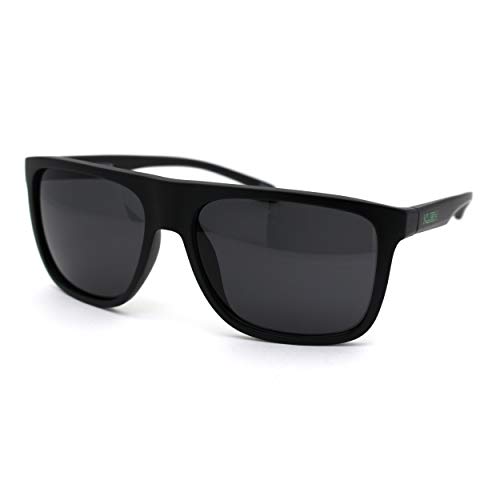 Kush Flat Top Horn Rim Thin Plastic Gangster Sunglasses