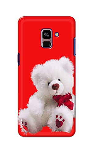 Image of PRINTFIDAA Teddy Bear Love Romantic Valentines Day Dumbo Printed Designer Hard Back Case Cover for Samsung Galaxy A8 Plus (2018), A730F, A730F / DS -(SF) MVN1001