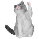 gatitos british shorthair barcelona Figura de gato: esta pequeña figura decorativa de gato es ideal para decorar jardines, patios y balcones