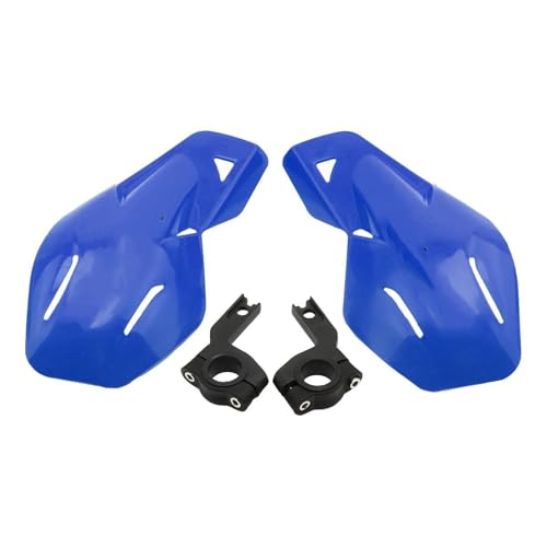 Protège-mains de moto de motocross bleu pour rouler sur terre en sécurité