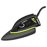 Crompton Neoglide 1000 W Dry Iron with American Heritage Non-Stick Soleplate, Curved LargeSoleplate Design, 360° Swivel Cord, 6 Fabric Settings, 2 Year Warranty, Iron Press