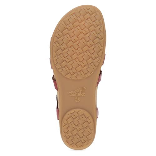 Image of Dansko Janice Fisherman Sandal for Women - Leather Linings and Uppers for All-Day Comfort - Dual-Density EVA Footbed and Lightweight Rubber Outsole for Long-Lasting Wear
