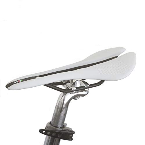 Selle légère pour Brompton blanche - Accessoire allègement vélo pliant