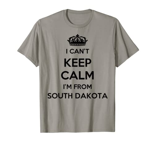 I Can't Keep Calm - Estados Unidos, Estados Unidos, Dakota del Sur Camiseta