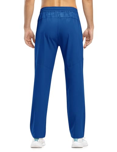 Image of TBMPOY Men's Outdoor Lightweight Hiking Mountain Pants Running Active Jogger Pants
